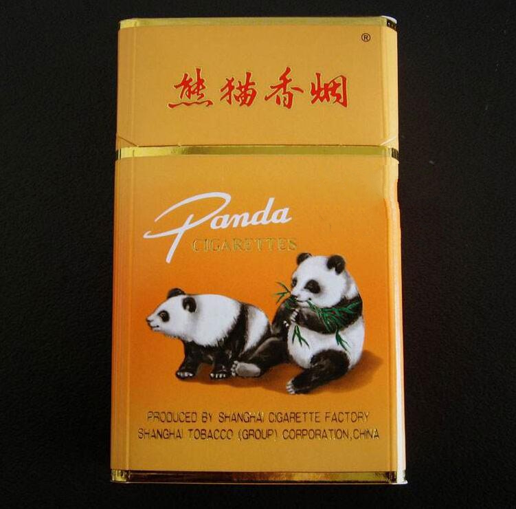 熊猫(硬5盒时代版出口)香烟价格表和图片,熊猫香烟