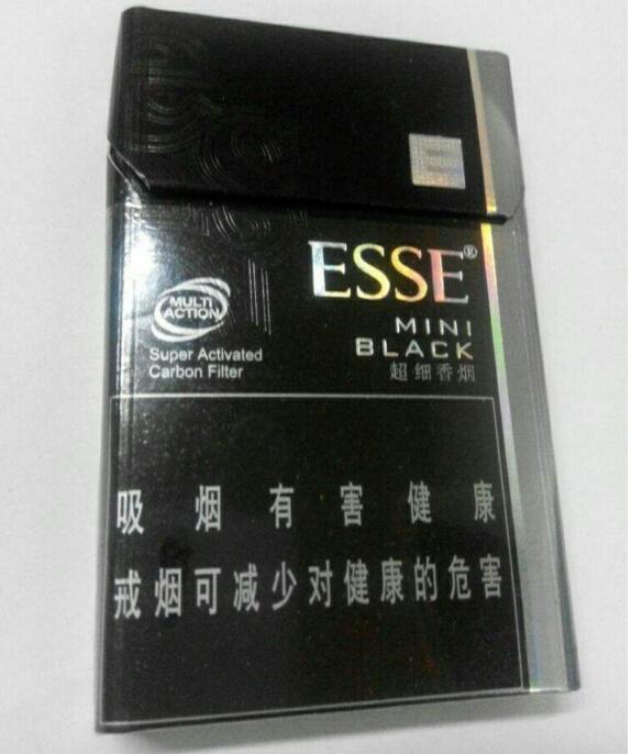 日本烟黑色盒子图片