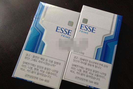 爱喜 Prime 韩国免税版俗名 Esse Prime价格图表 口感评测 真假鉴别多少钱一包 中国香烟网