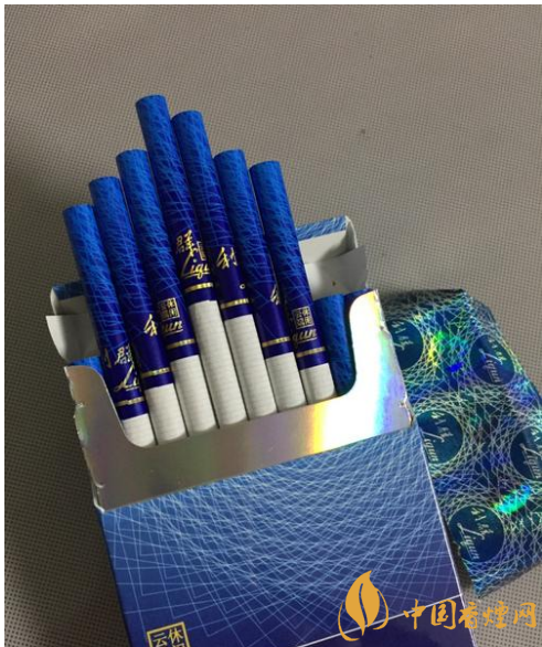 淡蓝色包装的细烟图片